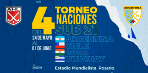 ROSARIO RECIBIR EL TORNEO 4 NACIONES SUB 21